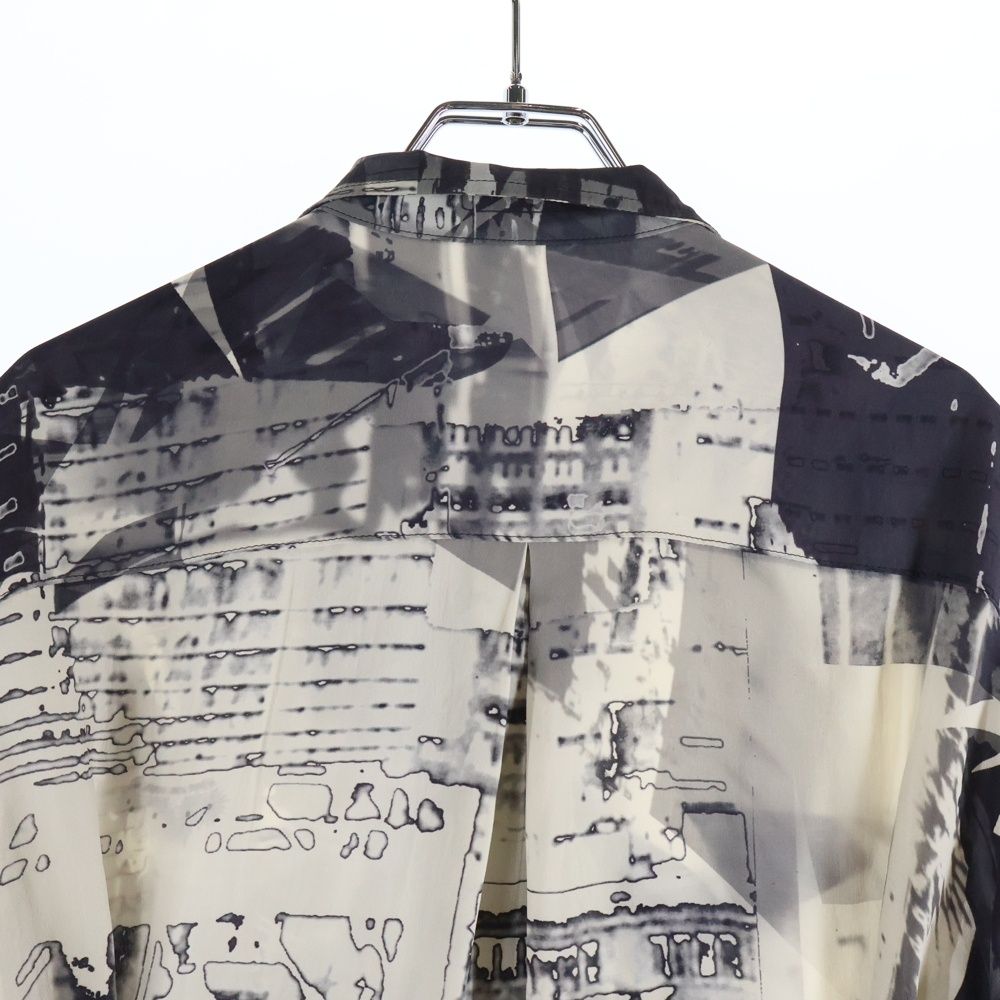 Yohji Yamamoto (ヨウジヤマモト) シルク グラフィックプリント ダブル