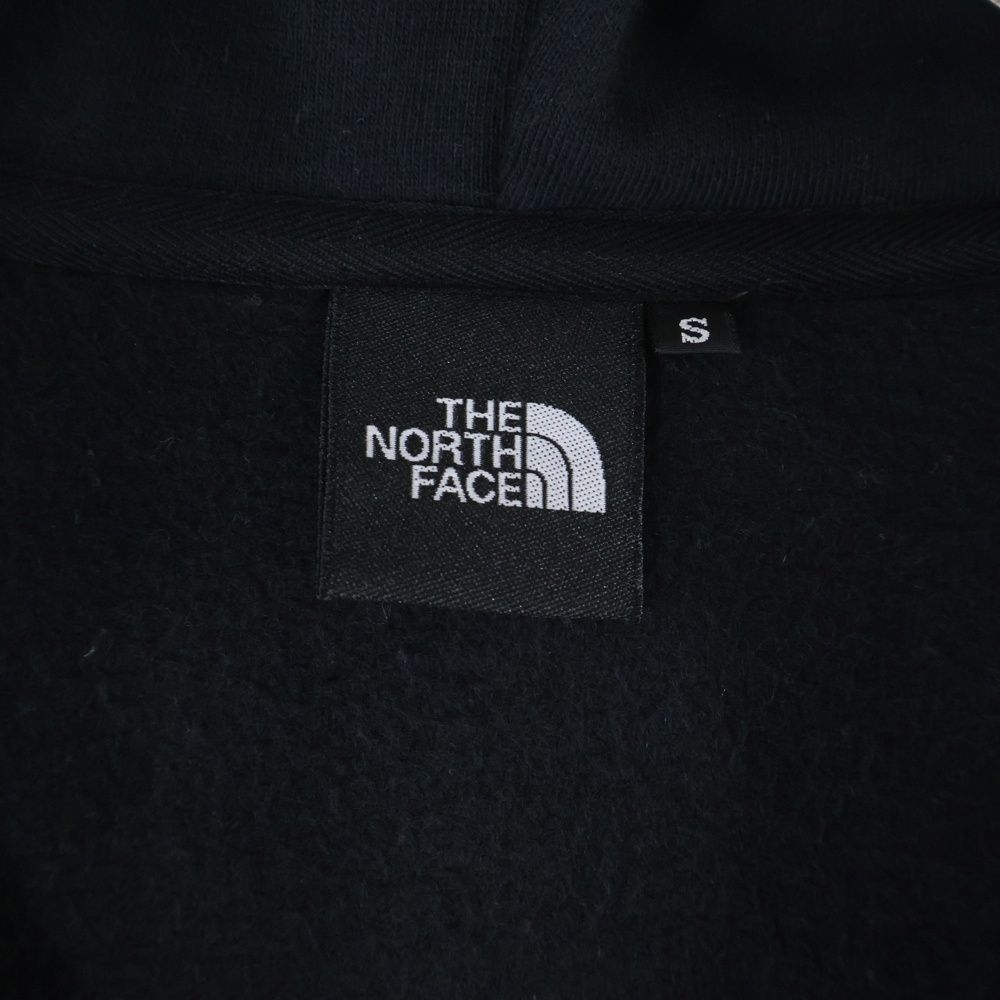 THE NORTH FACE (ザノースフェイス) Rearview FullZip Hoodie フードロゴ刺繍 フルジップフーディー スウェットパーカー ブラック NT11930