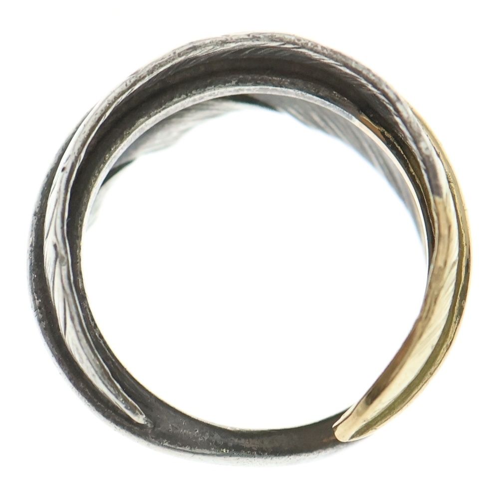 シルバー先金特大フェザー goro's (ゴローズ) 先金特大フェザーリング シルバー/ゴールド - メルカリ