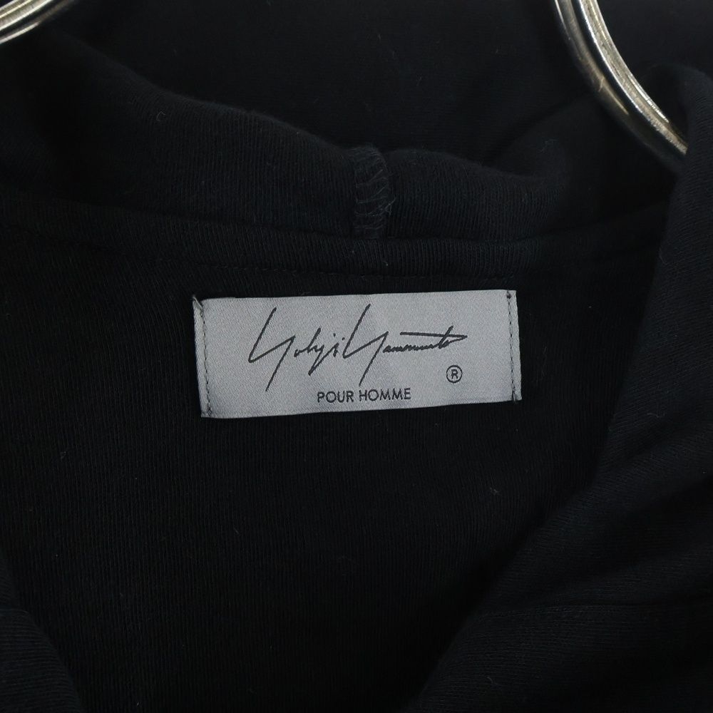 Yohji Yamamoto ヨウジヤマモト Sleeveless Hooded Vest ノースリーブ フードベスト ブラック HZ-T69-998 Yohji Yamamoto (ヨウジヤマモト) Sleeveless Hooded Vest