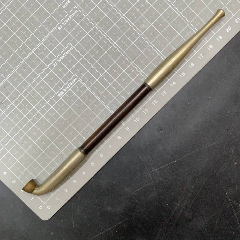 Z355 キセル/煙管 /煙管筒有 時代物 喫煙具 レトロ 骨董品 パイプ