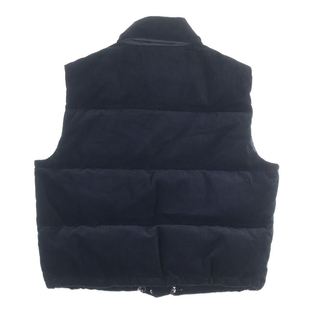 PRADA (プラダ) 25SS 三角プレートコーデュロイダウンベスト ブラック