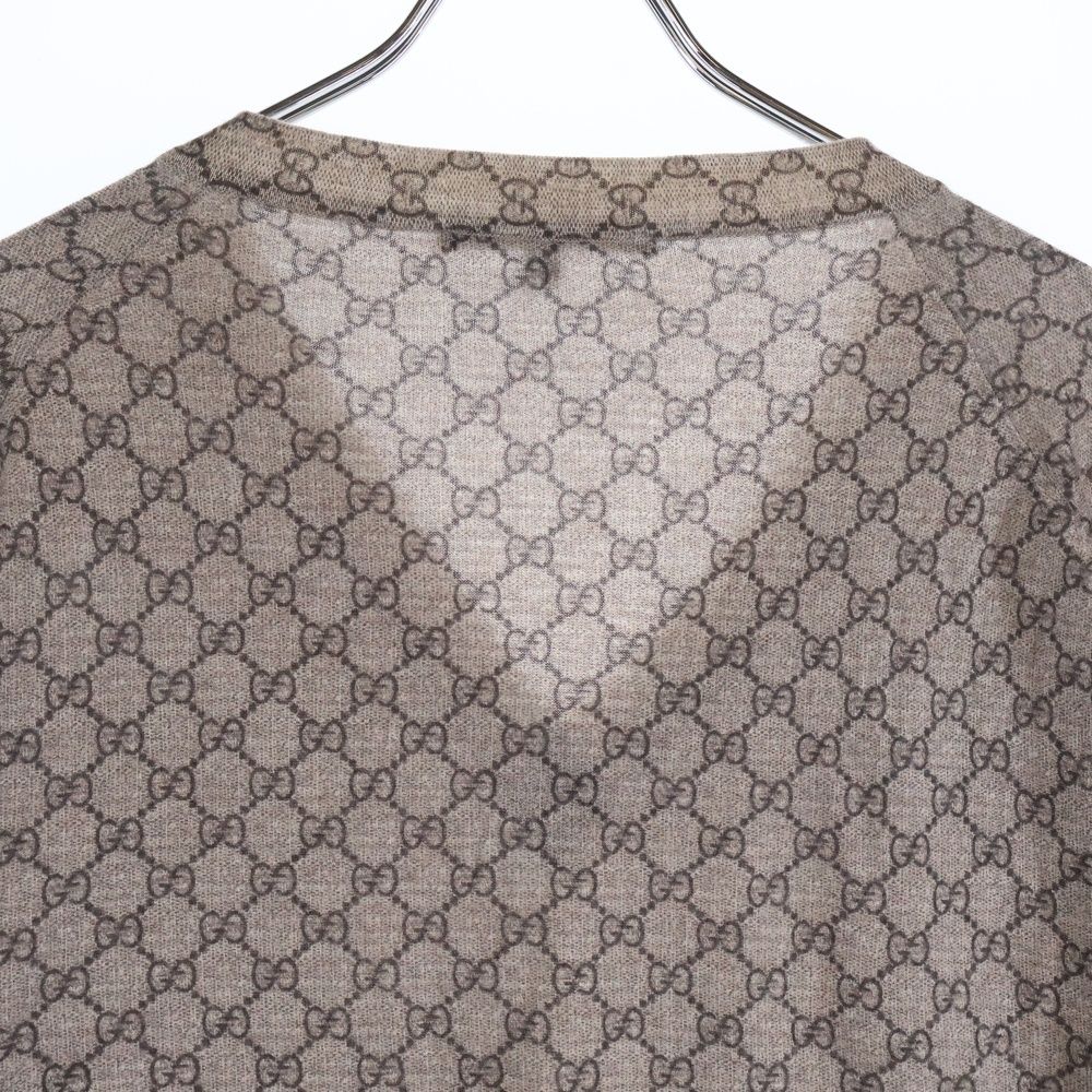 GUCCI カシミヤ Vネックセーター ベージュ GUCCI ベージュ Vネック Vネックニット Vネックニットセーター ニット