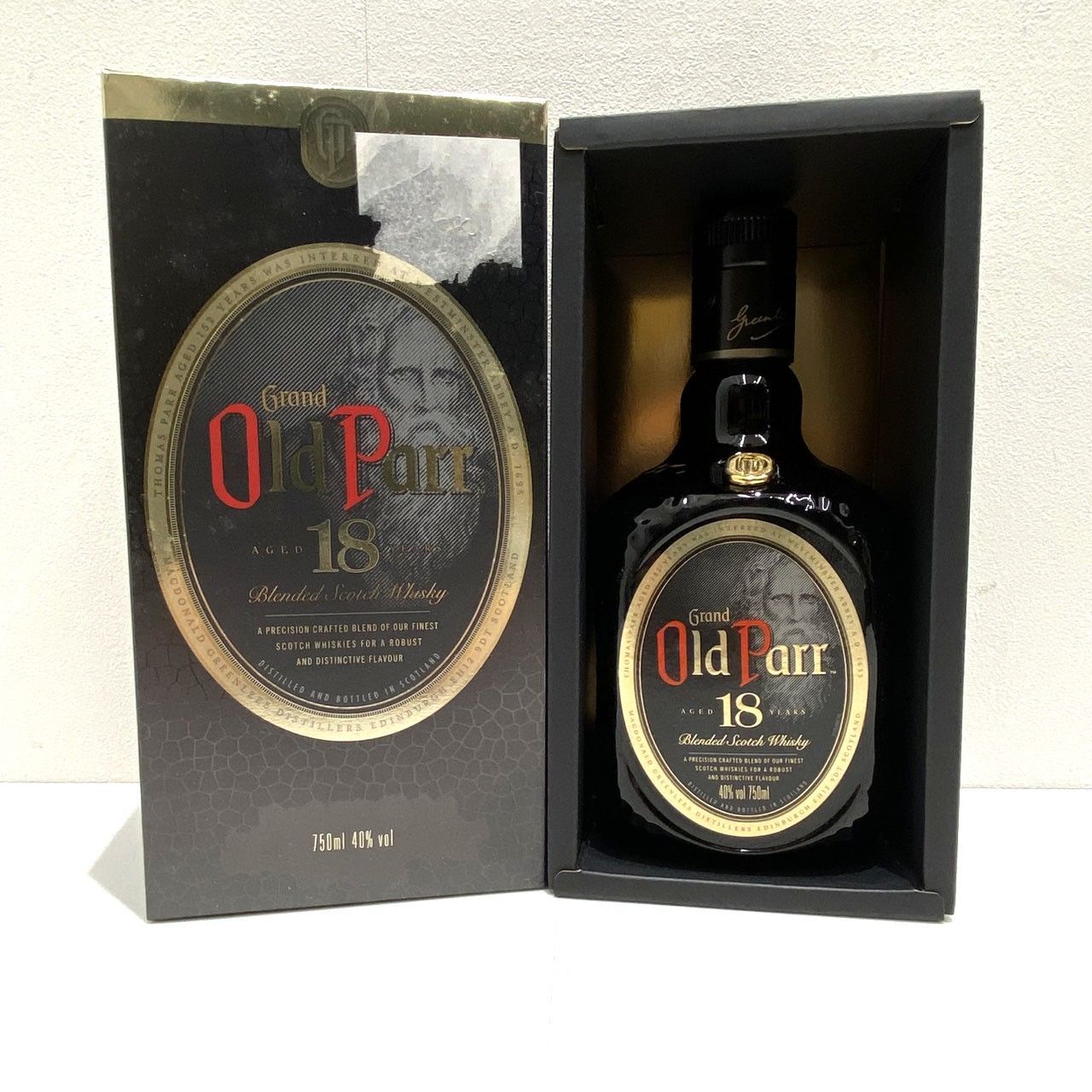 グランドオールドパー 18年 750ml 箱付 古酒 - メルカリ