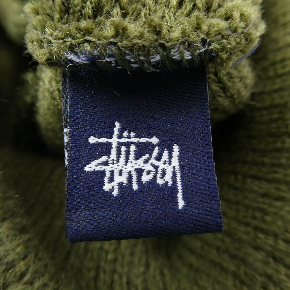 STUSSY ステューシー 紺タグ 90s ロゴパッチ ビーニー ニットキャップ