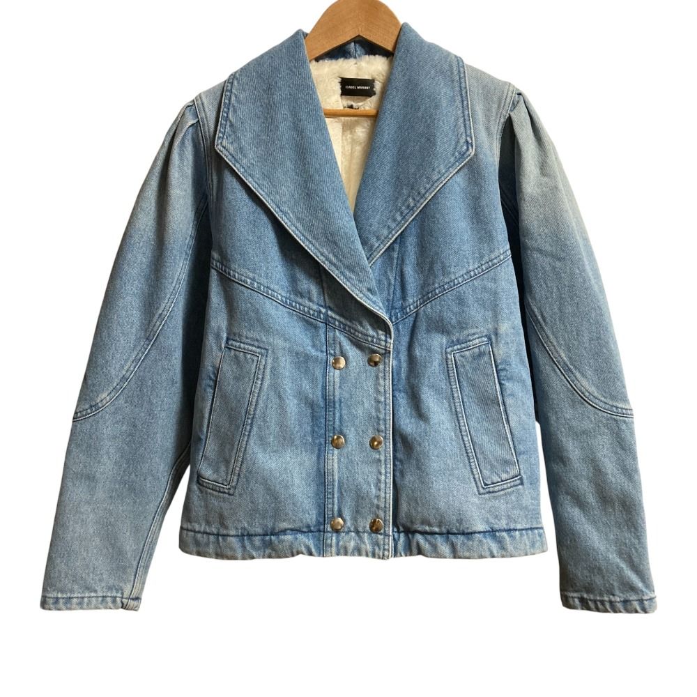 新品同様 22AW ISABEL MARANT イザベルマラン 裏フリース ウォッシュド