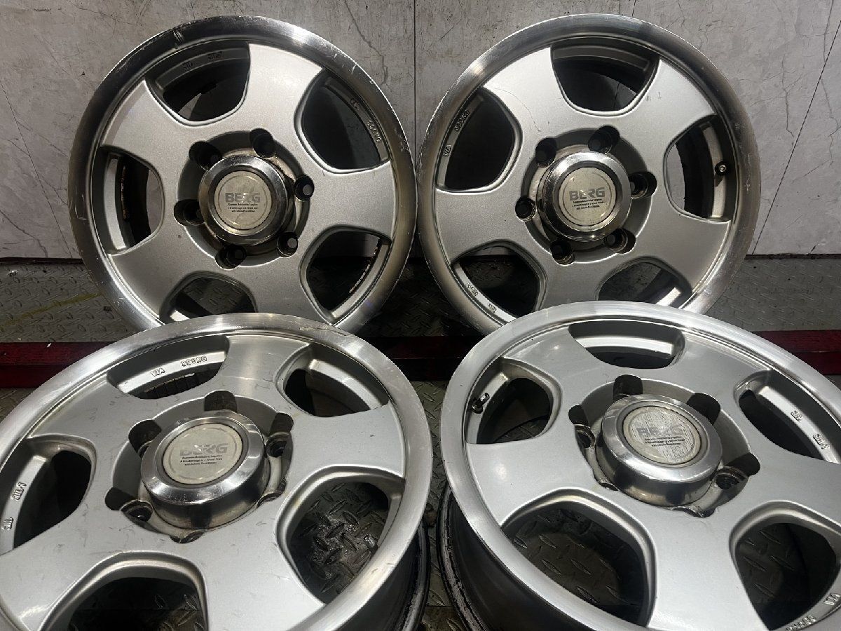 BS リ60☆BERG☆15×6J +20 5H PCD139.7☆中古