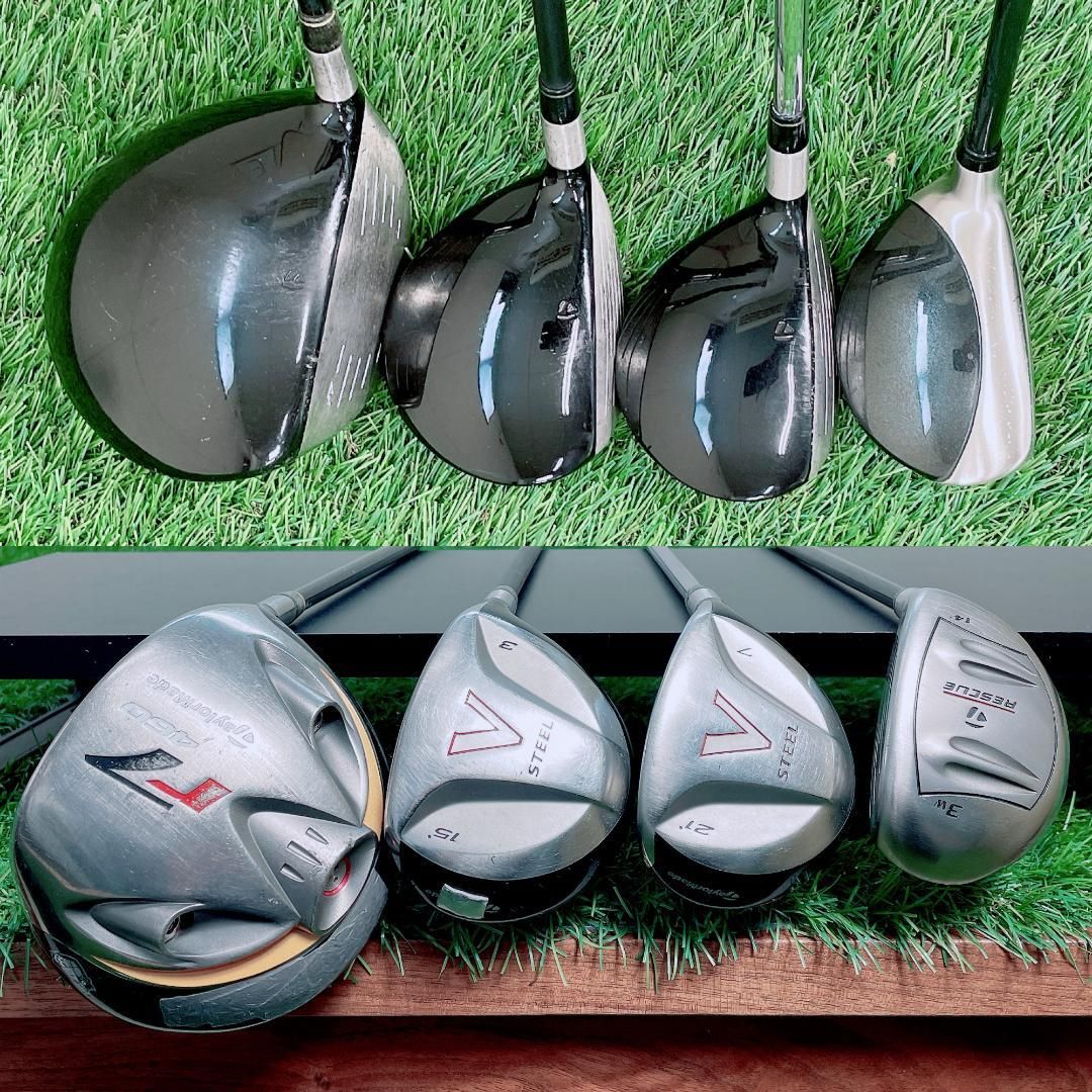 【送料無料】テーラーメイド 大人気モデル M6 等 メンズゴルフセット！ テーラーメイド r7 460 メンズ ゴルフクラブ セット 15本 N2198 - メルカリ