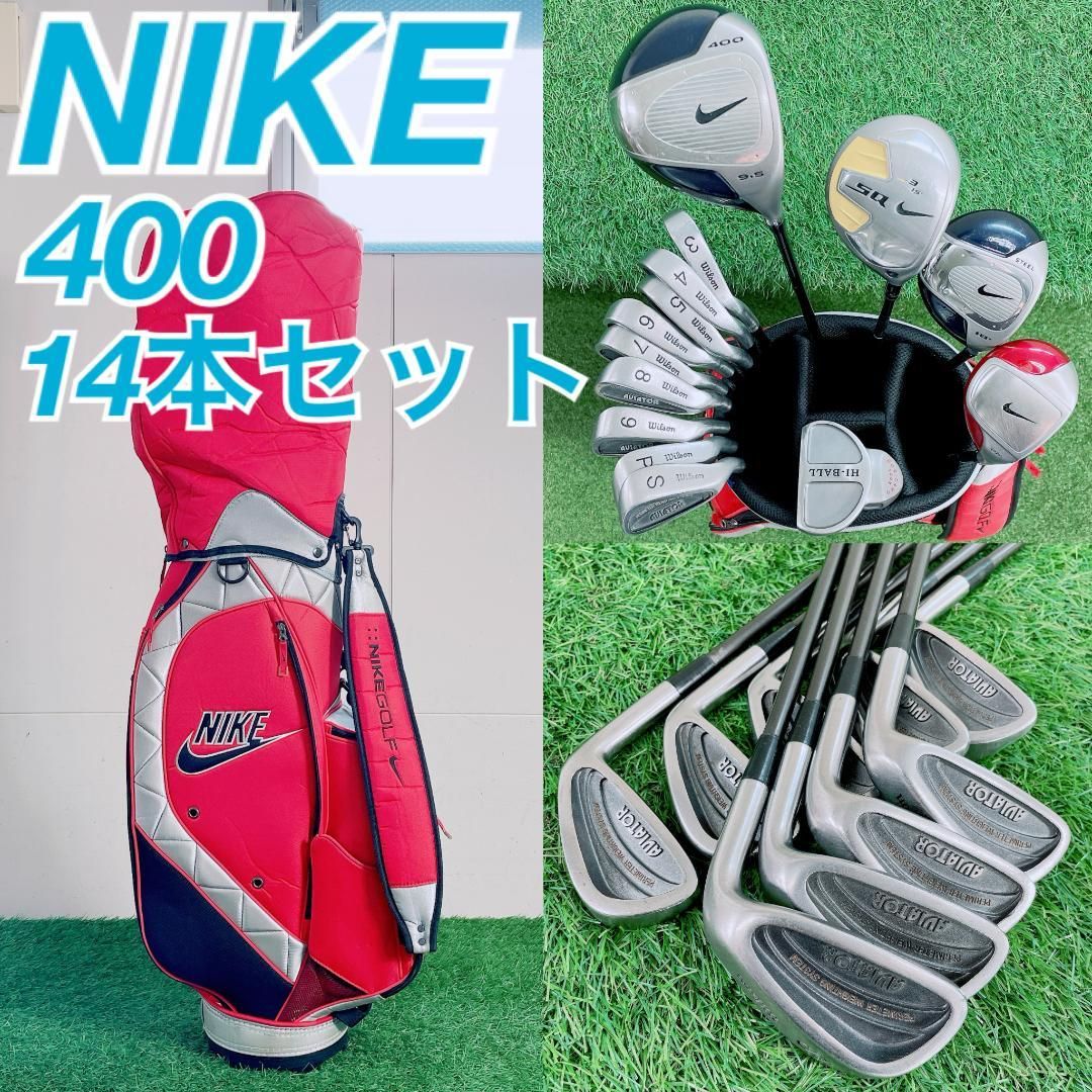 NIKE 400 SQ Wilson メンズ 14本 ゴルフセット N2197 - メルカリ