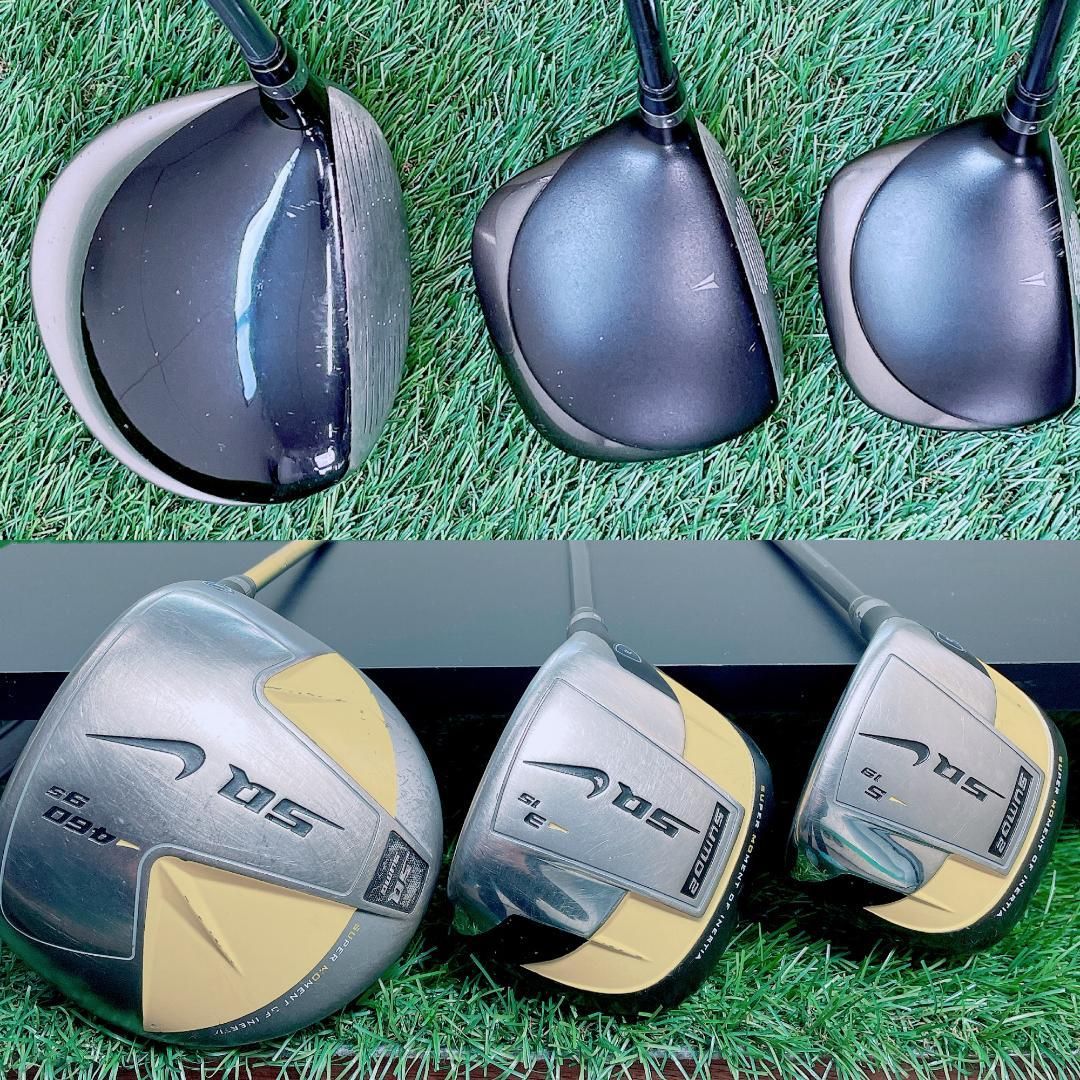 Nikeレディースゴルフクラブ　11本セット NIKE SQ adidas 11本 ゴルフクラブセット 初心者 N2195 - メルカリ