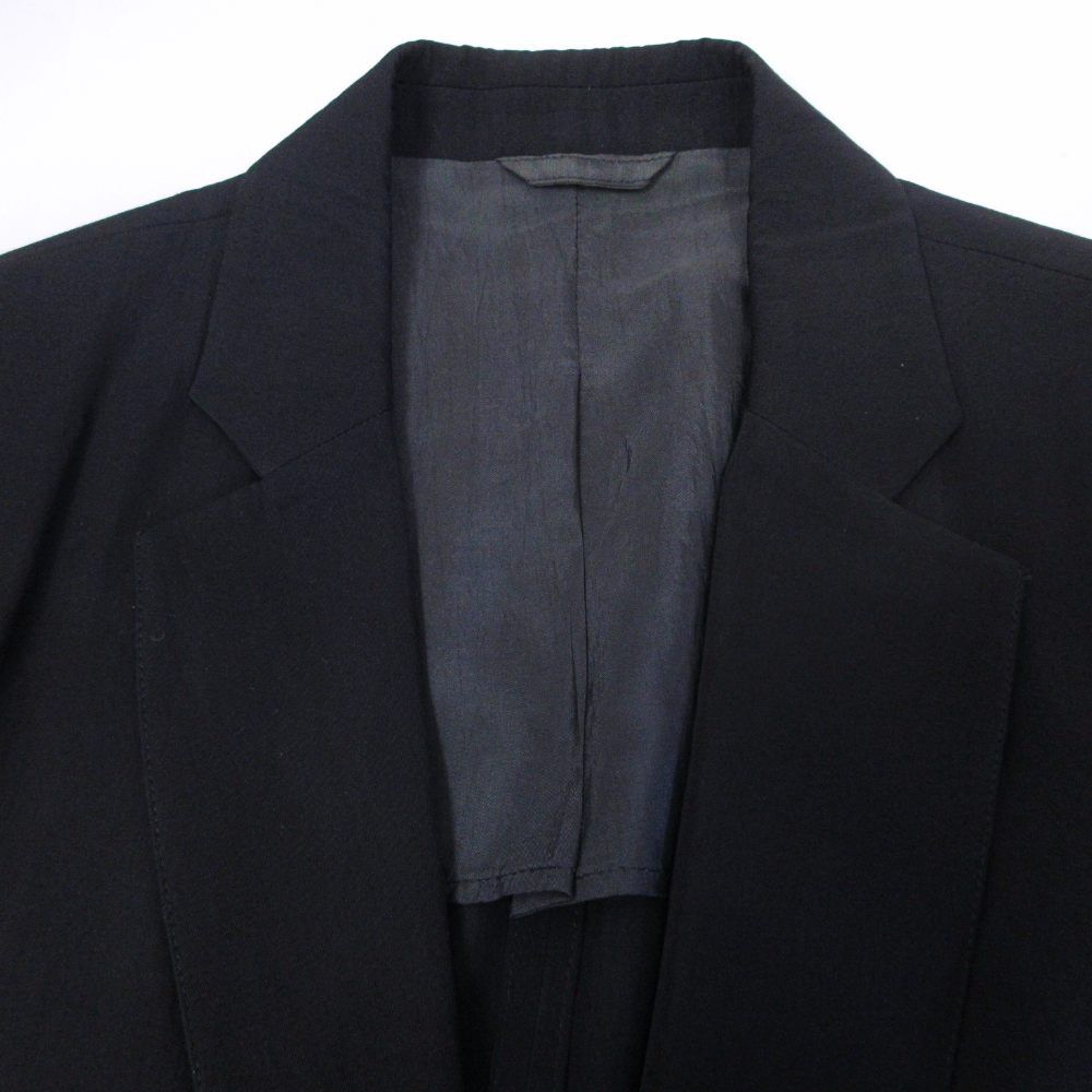 【極美品】ジョルジオアルマーニ　ノーカラージャケット　テーラードジャケット　 L ジョルジオアルマーニ GIORGIO ARMANI テーラードジャケット ブレザー