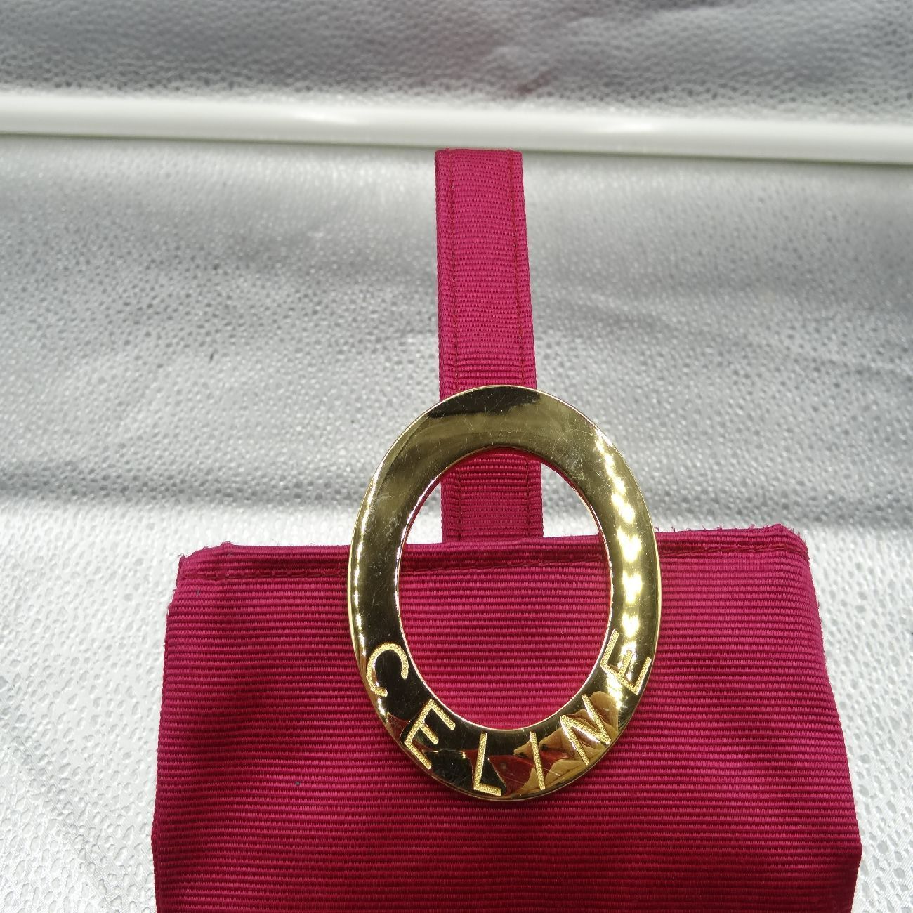 CELINE セリーヌ サークルロゴ アクセサリーポーチ ミニポーチ 