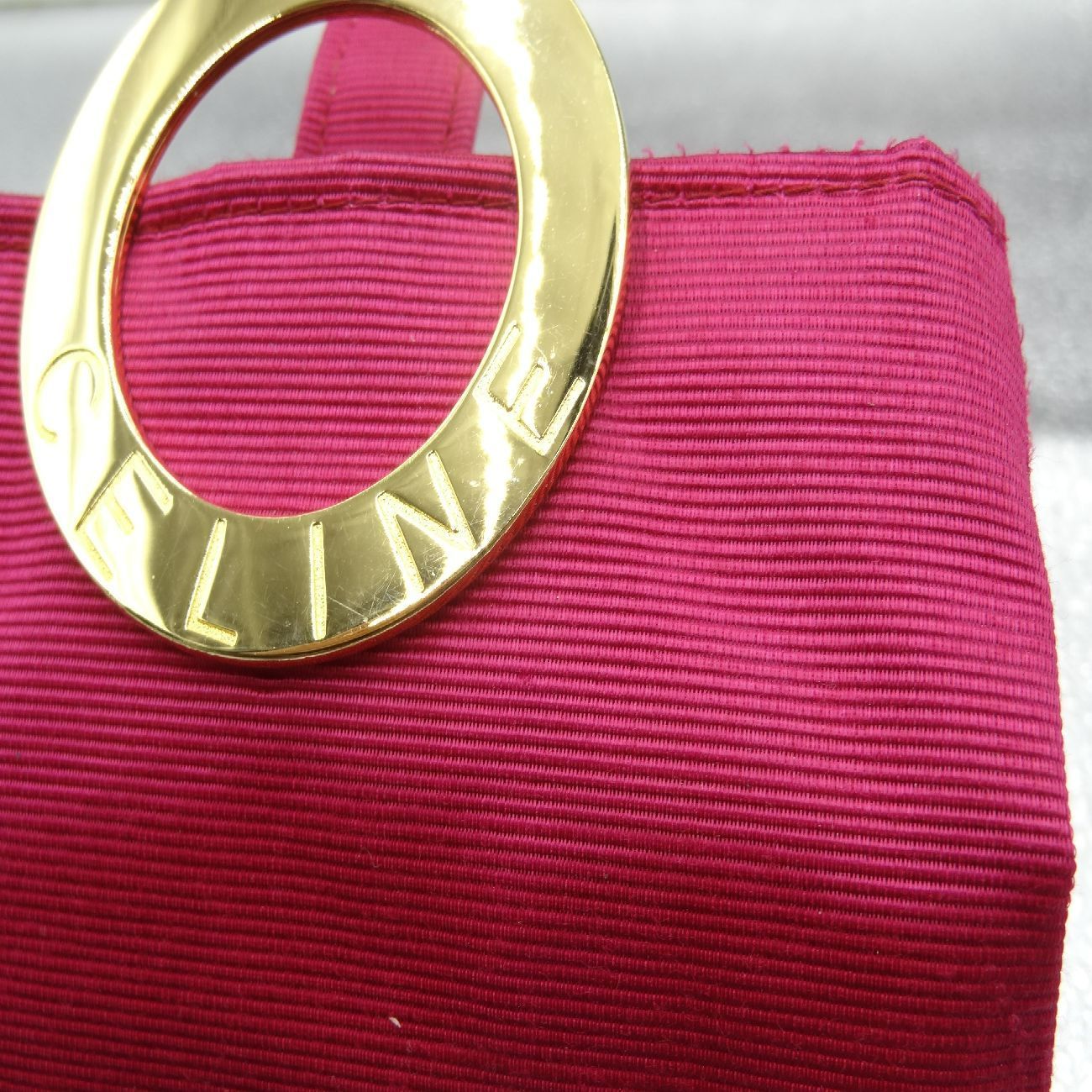 CELINE セリーヌ サークルロゴ アクセサリーポーチ ミニポーチ 