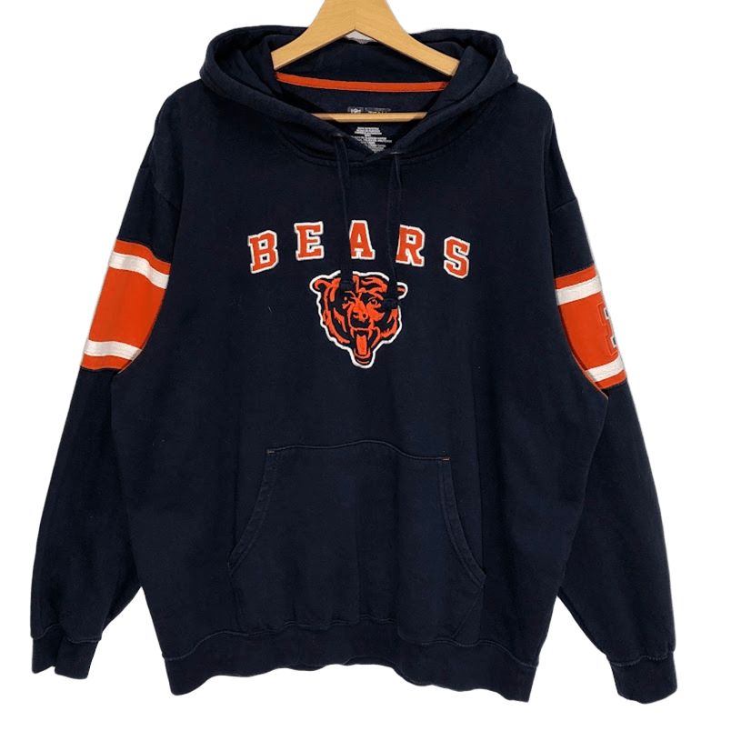 NFL 公式 シカゴベアーズ フリースパーカー アメフト フーディー パーカー NFL エヌエフエル BEARS シカゴ ベアーズ アメフト フットボール