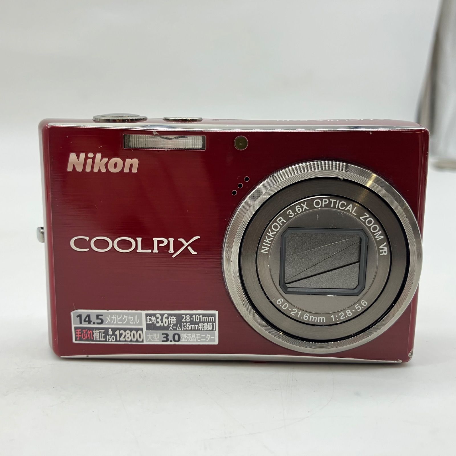 TB2【訳あり】Nikon デジタルカメラ COOLPIX S710 ディープレッド