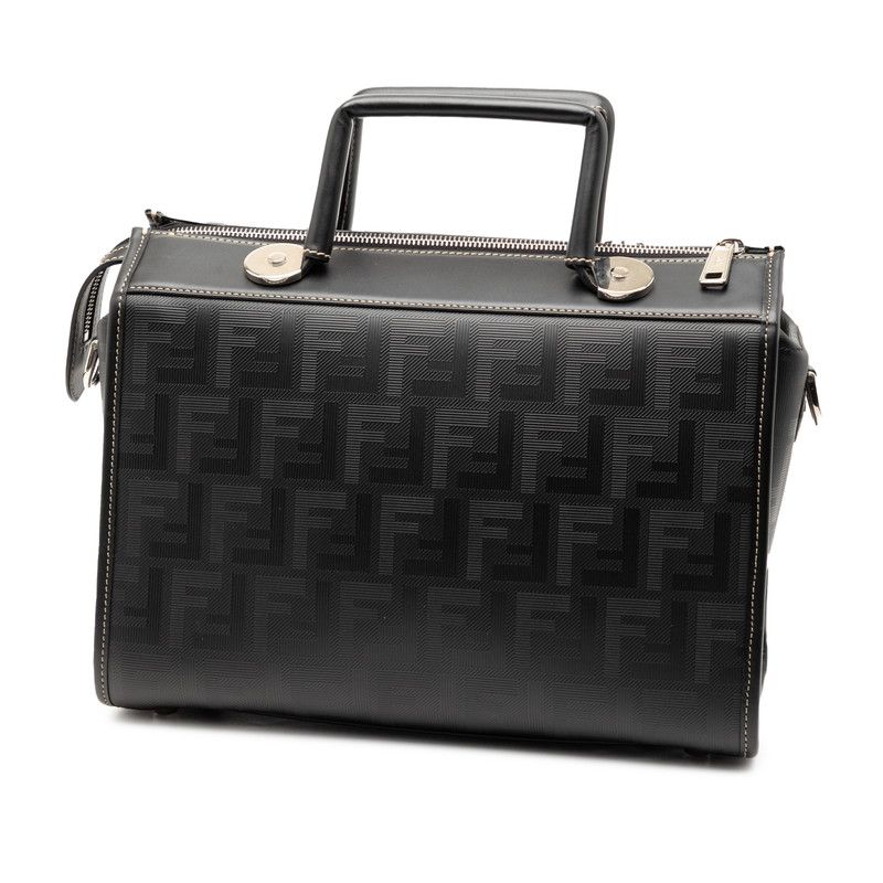 フェンディ ズッカ ソフトトランク ハンドバッグ ミニボストンバッグ