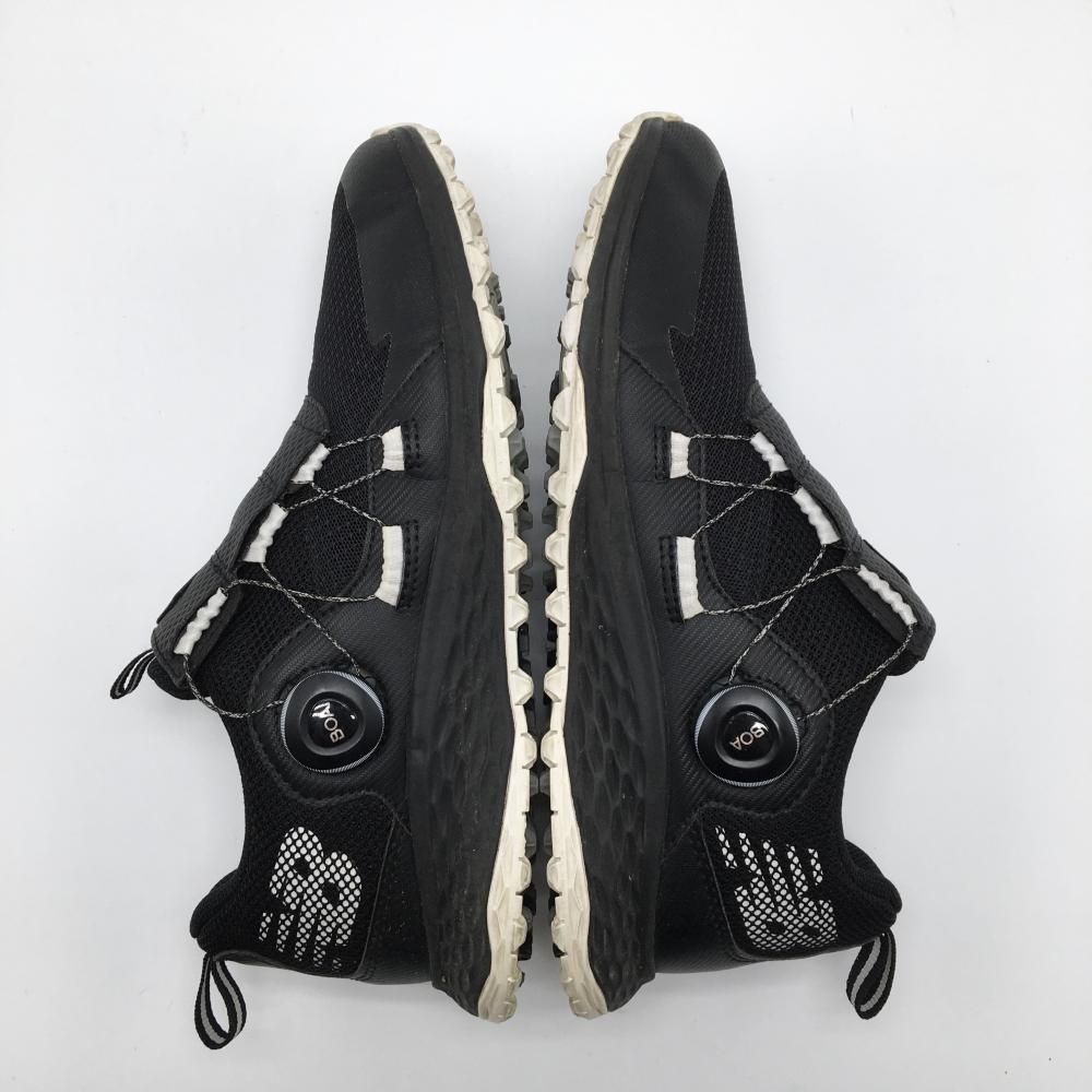 超美品】ニューバランス ゴルフシューズ 黒×白 MGB4700 スパイクレス