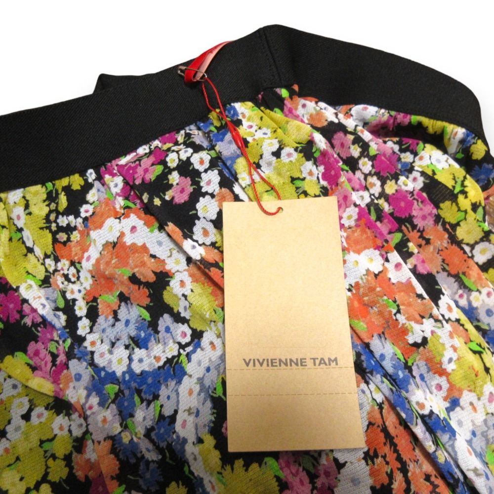 未使用 VIVIENNE TAM ヴィヴィアンタム パワーネット フラワープリント