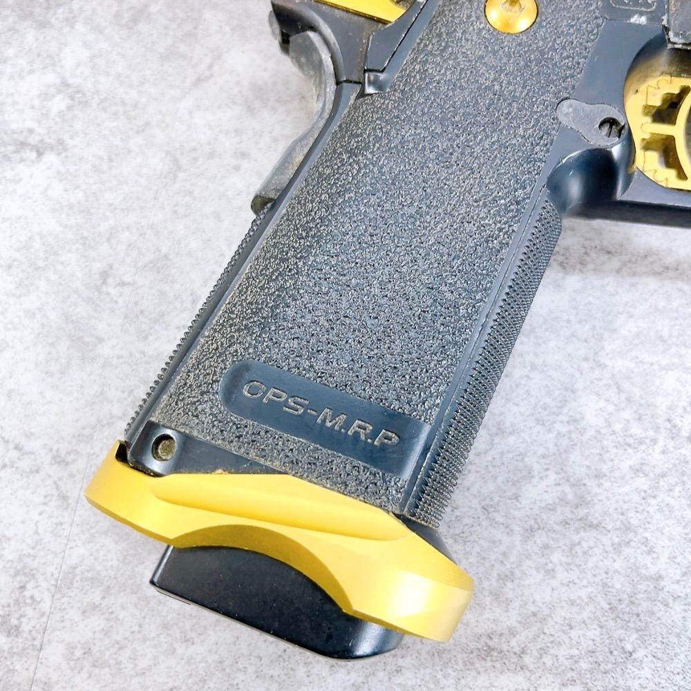 H-563 TOKYO MARUI OPS-M.R.P GUNGNIR CAL.45 ブラック×ゴールド 動作