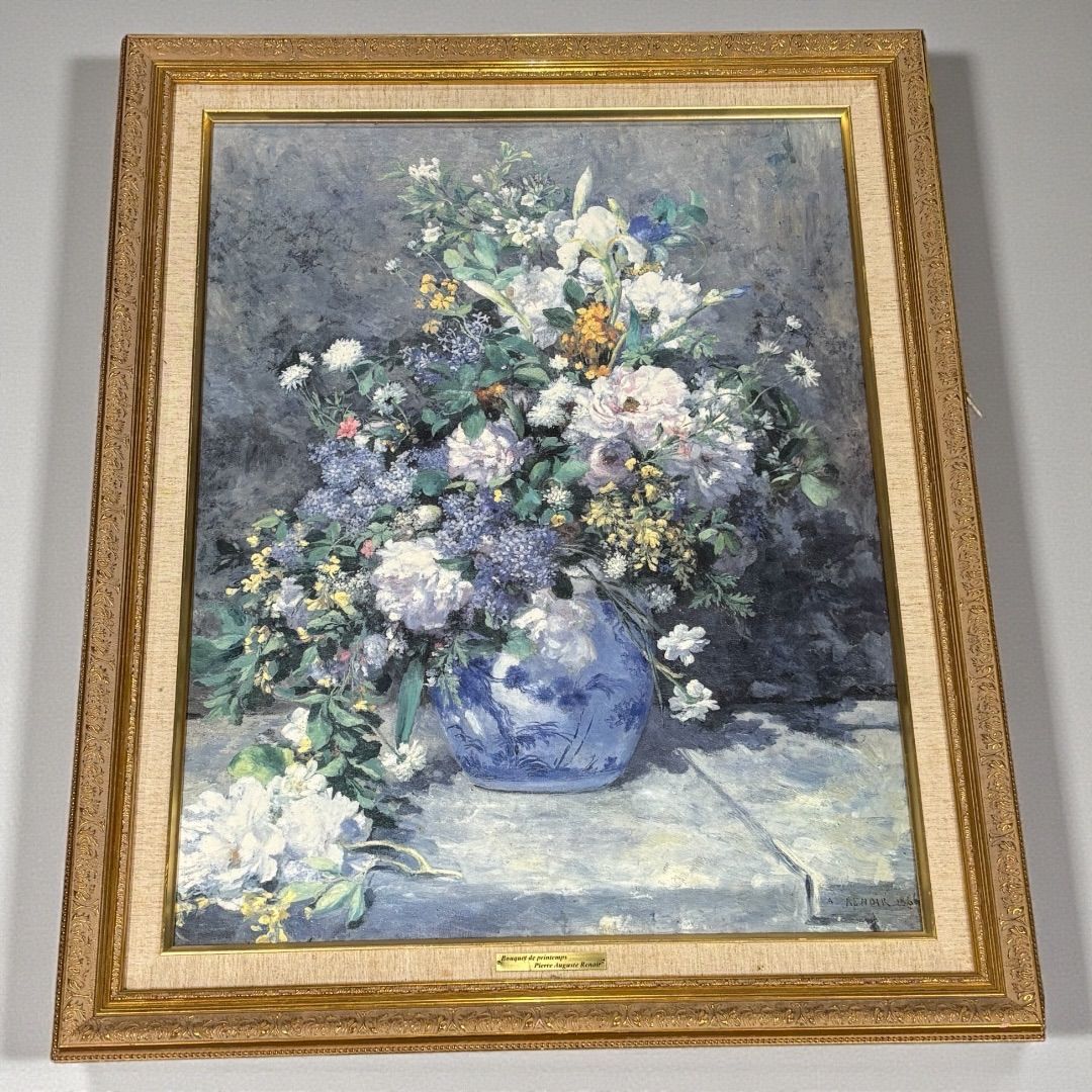 某有名資産家購入 ピエール＝オーギュスト・ルノワール『春の花束