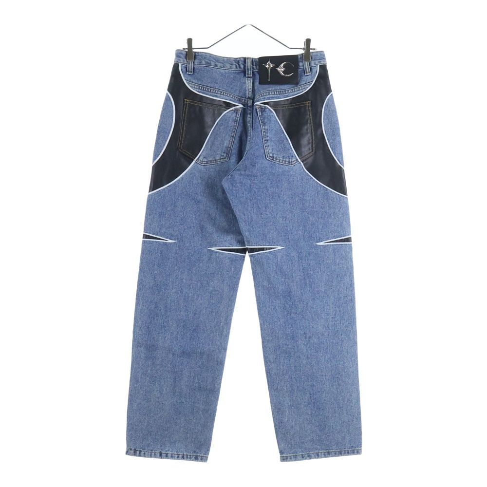 thug clubサグクラブ leather denim pants 【公式通販】