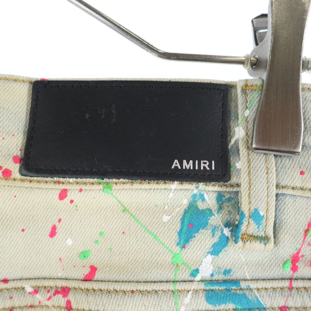 AMIRI (アミリ) クラッシュ ペイント ペンキダメージ加工 スキニー