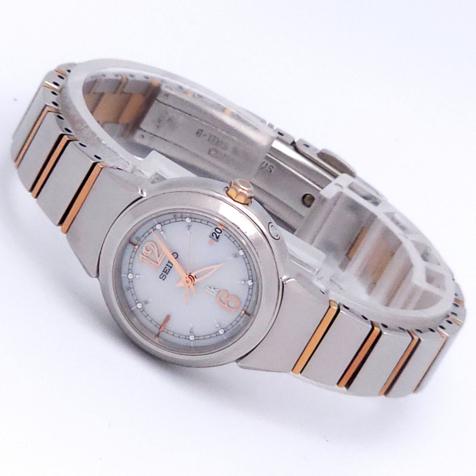 【希少】SEIKO ルキア 腕時計 1B22-0BF0 ソーラー  電波 SEIKO ルキア 腕時計 1B22 C-17 ソーラー 電波｜Yahoo!フリマ（旧