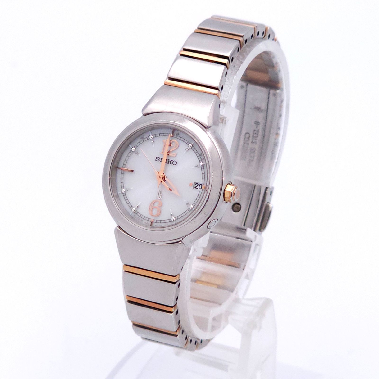 【希少】SEIKO ルキア 腕時計 1B22-0BF0 ソーラー  電波 SEIKO セイコー ルキア 1B22-0BF0 ソーラー電波 動作品 - メルカリ