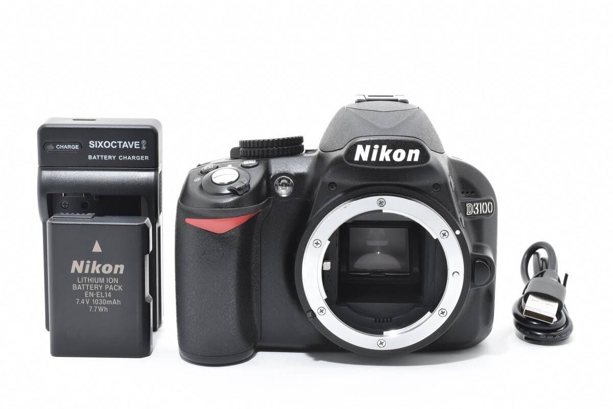 ☆極上品☆《ショット数3,877回》 ニコン Nikon D3100 ボディ #1156p