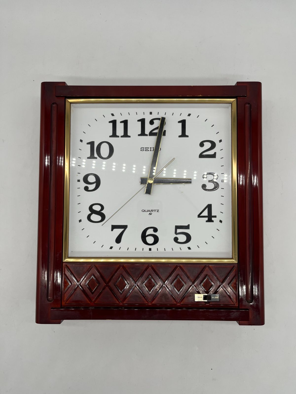 ジャンク品 SEIKO セイコー QUARTZ クォーツ QB528B 掛け時計 時計 鐘