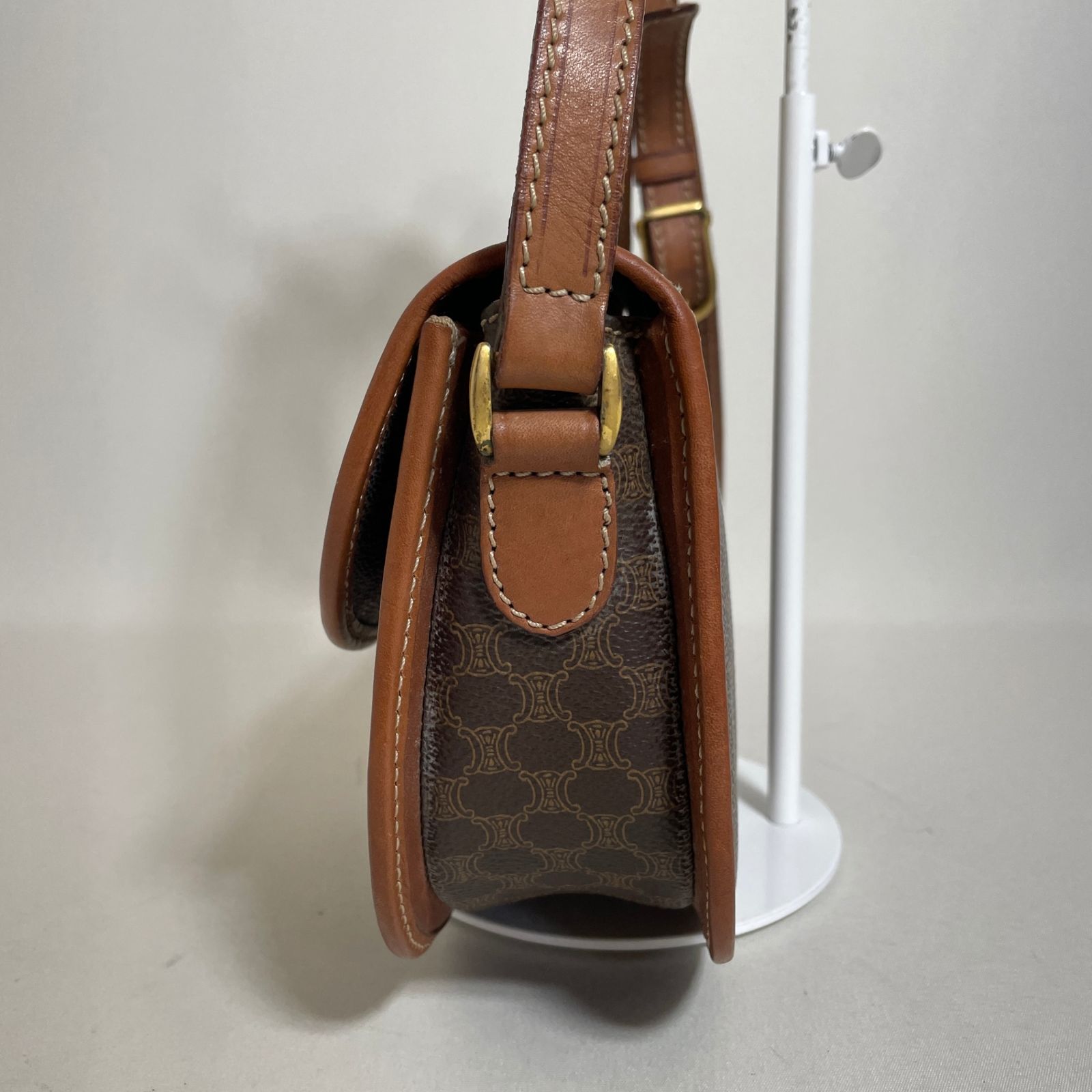 セリーヌ ハンドバッグ ビジネス ショルダー 2way マカダム柄 トリオンフ セリーヌ ハンドバッグ ビジネス ショルダー 2way マカダム柄 トリオンフ