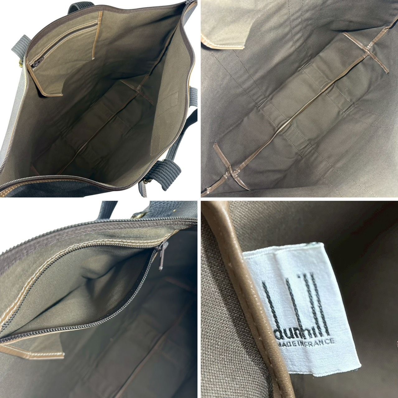 B4244】 Dunhill ダンヒル ボストンバッグ トートバッグ 大容量 メンズ