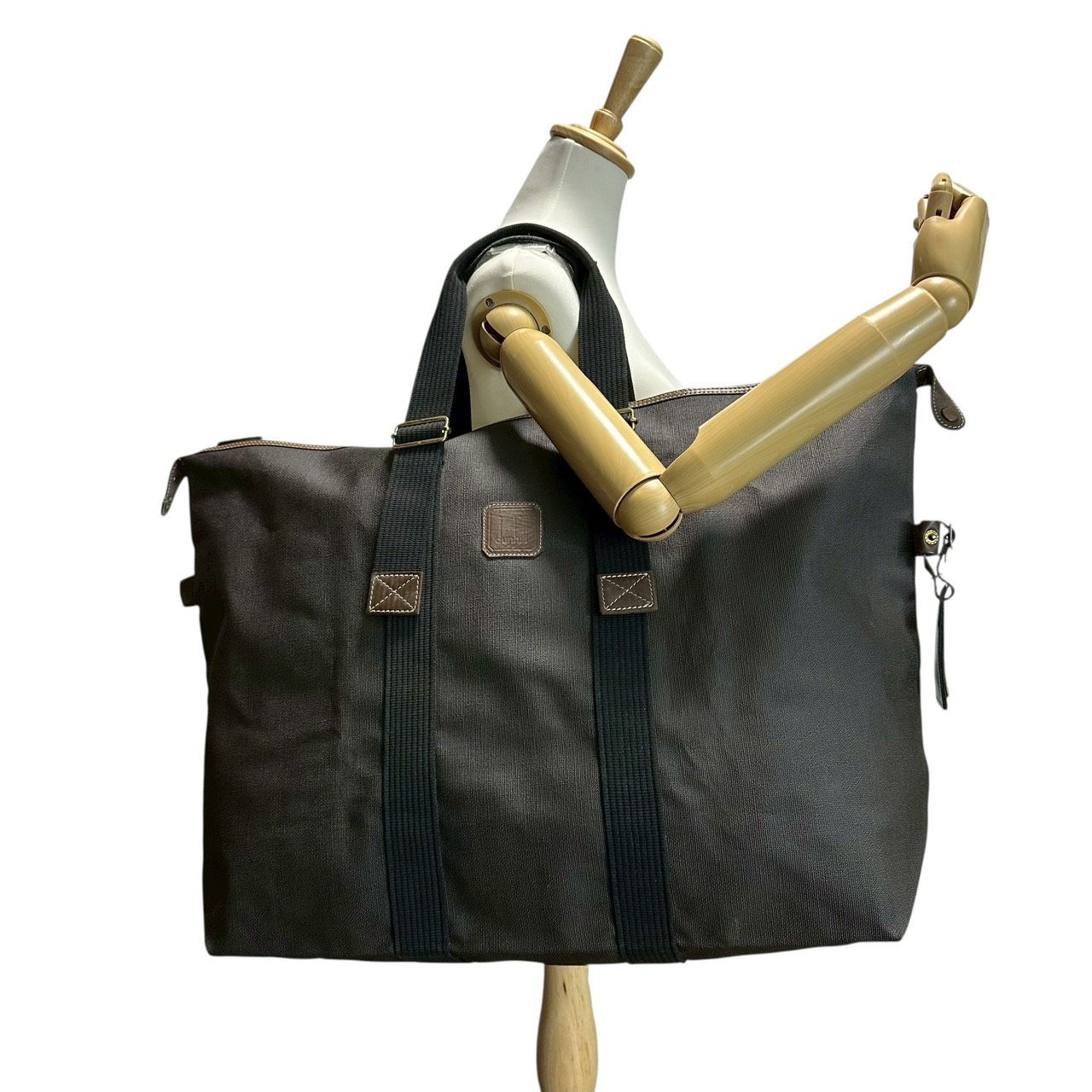 B4244】 Dunhill ダンヒル ボストンバッグ トートバッグ 大容量 メンズ