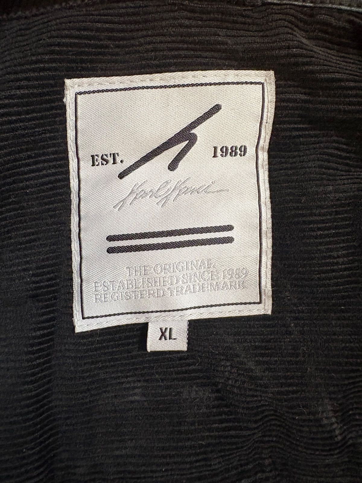 訳あり☆ジャケット】KARL KANI カールカナイ レザー コーデュロイ