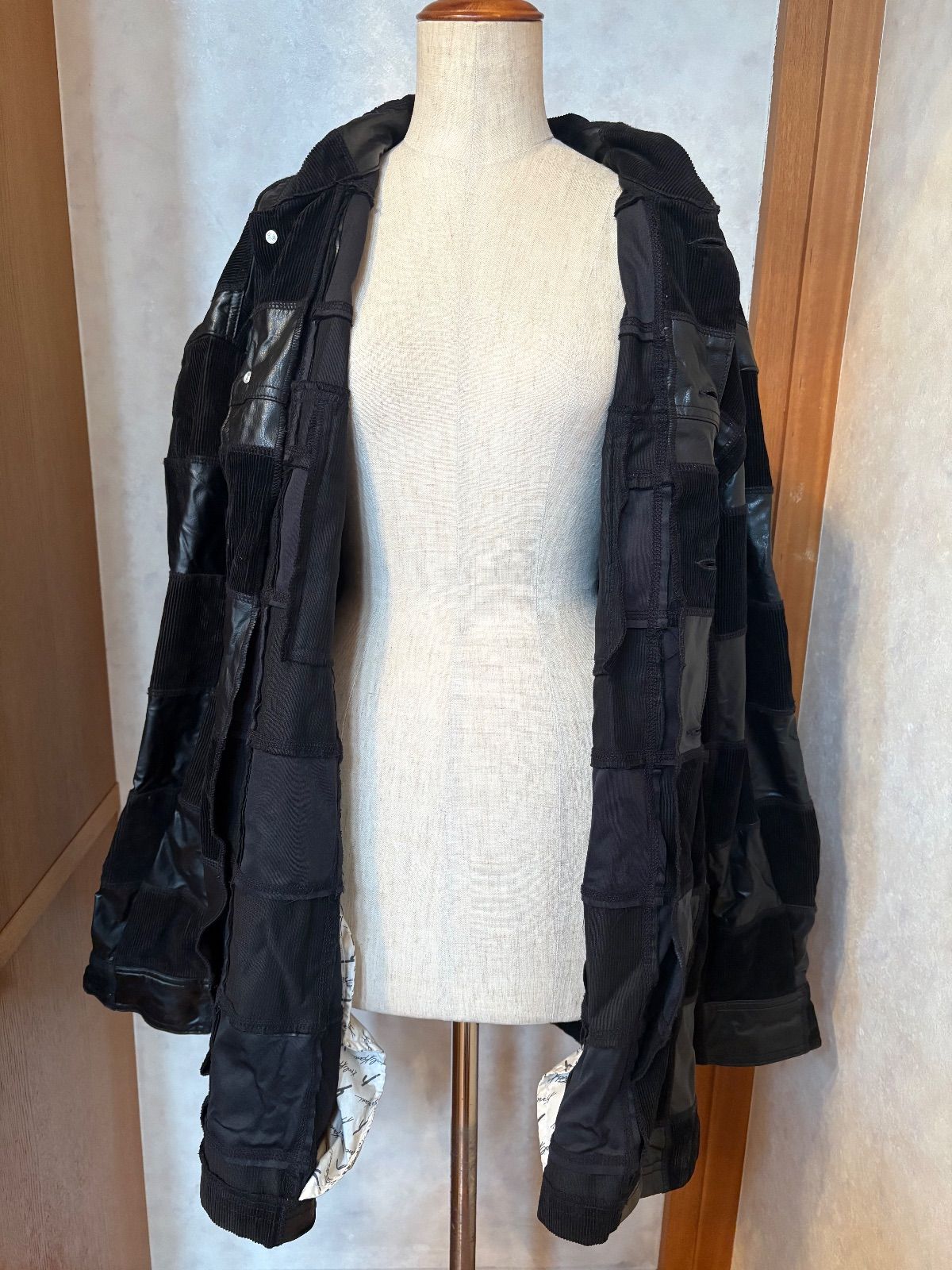 訳あり☆ジャケット】KARL KANI カールカナイ レザー コーデュロイ