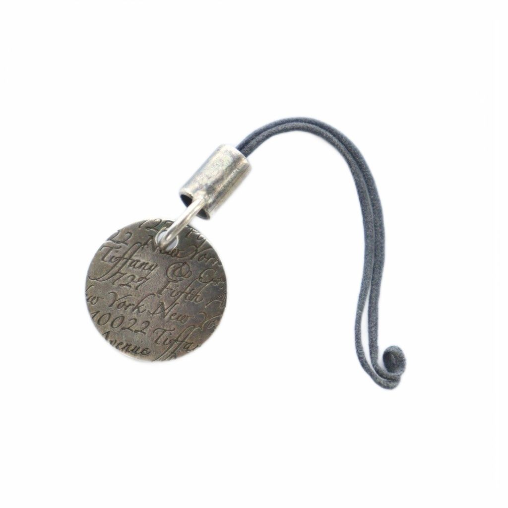 ティファニー TIFFANY 925 ストラップチャーム 正規品 美品 ティファニー TIFFANY & CO. キーホルダー ストラップ チャーム ロゴ