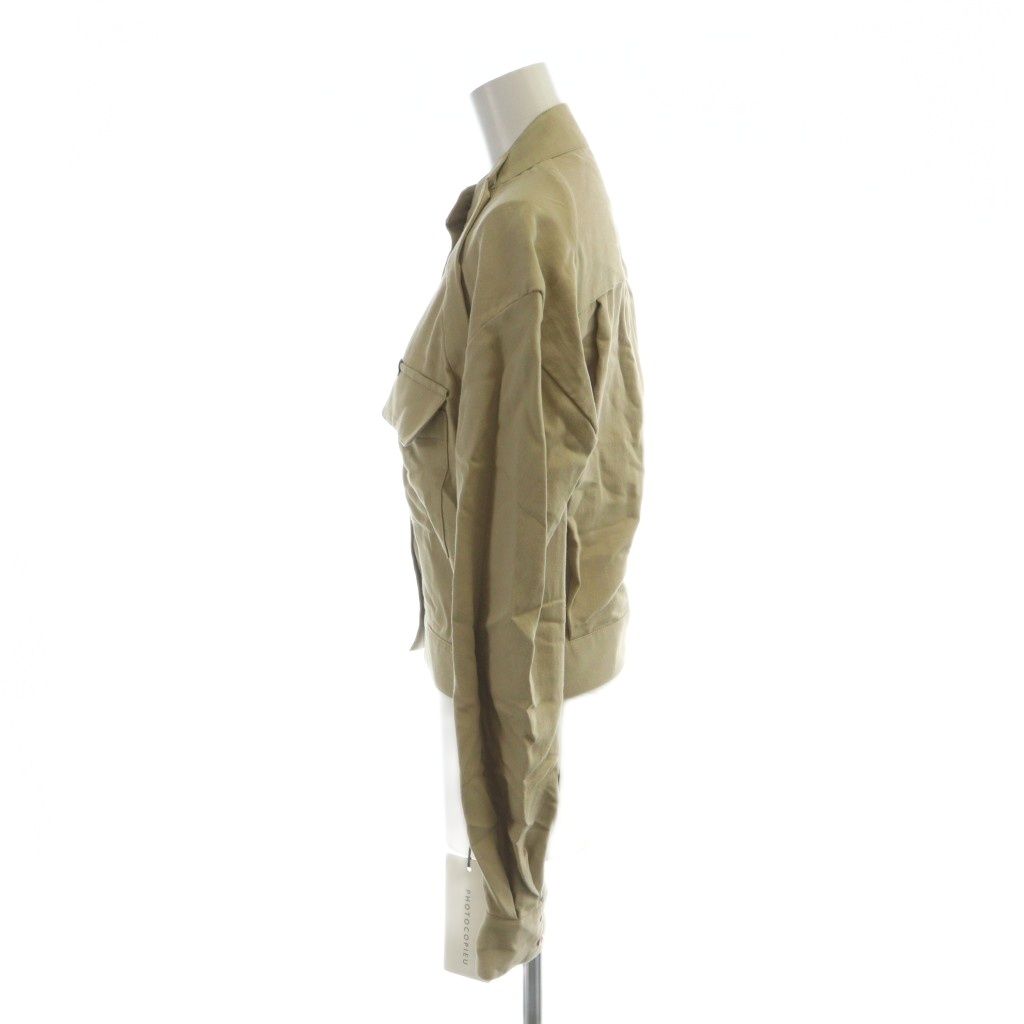 PHOTOCOPIEU NADIA/232NDA-03 DUTY JACKET SHIRT BEIGE タグ付き ノー 