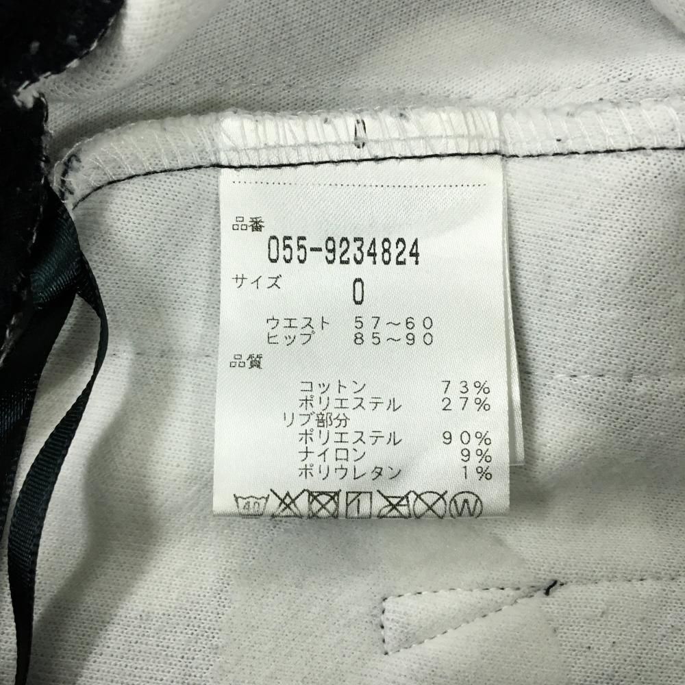 パーリーゲイツ スカート ネイビー×白 ドット 裏起毛 レディース 0(S