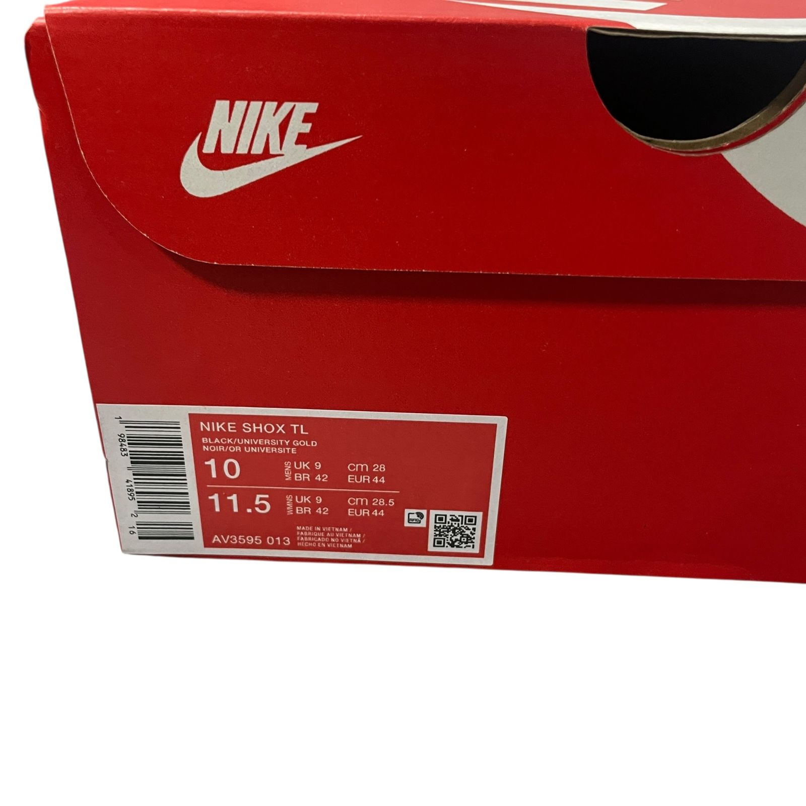 ◇未使用◇ NIKE ナイキ SHOX TL AV3595-013 28cm ブラック系 メンズ