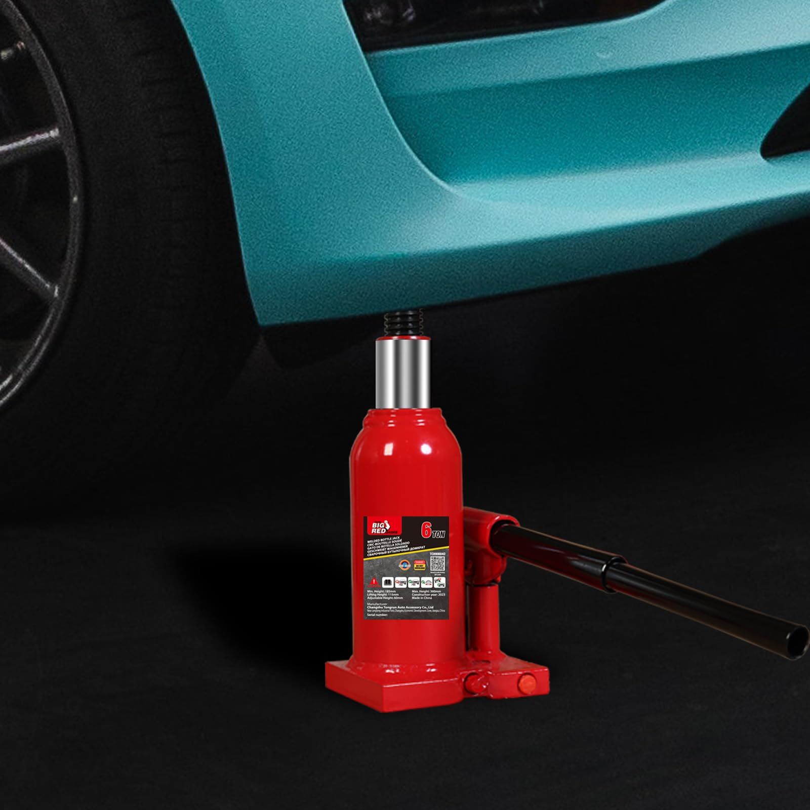 シザージャッキ 赤 ASJ-100ML 車輌用ジャッキエアーサービスジャッキ 1台 マサダ製作所