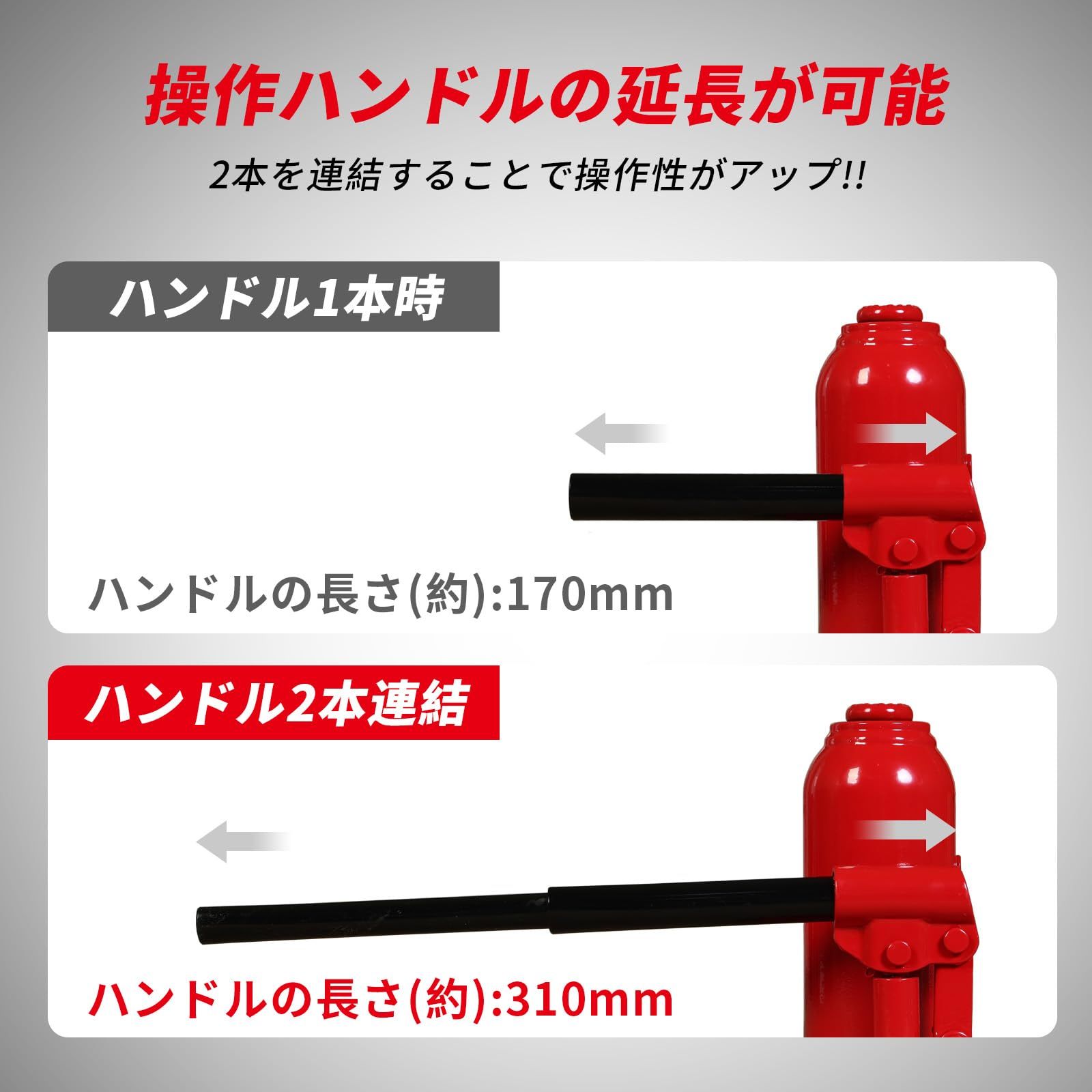 新品 BIG RED ダルマジャッキ ジャッキ 車 油圧ジャッキ 6t 最低位