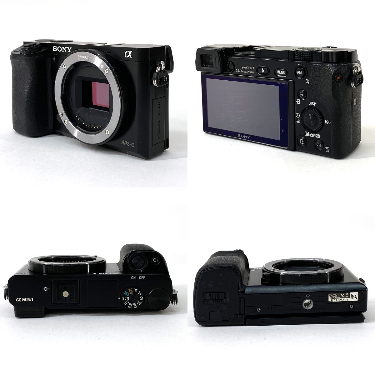 SONY ソニー α6000 ILCE-6000Y ブラック ダブルズームレンズキット