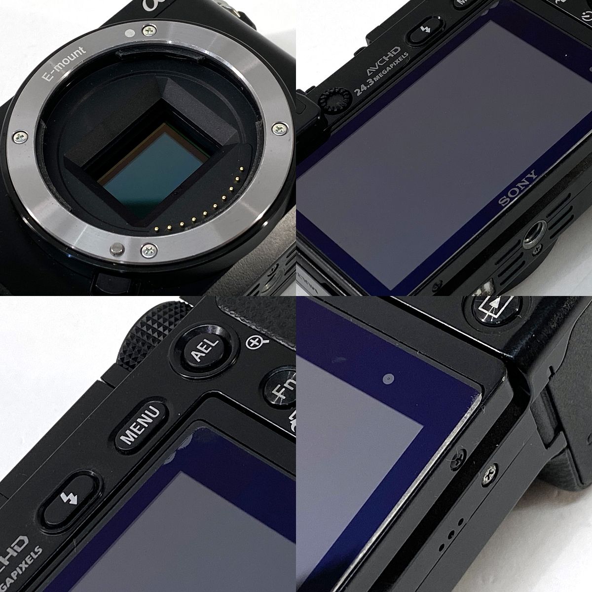 SONY ソニー α6000 ILCE-6000Y ブラック ダブルズームレンズキット