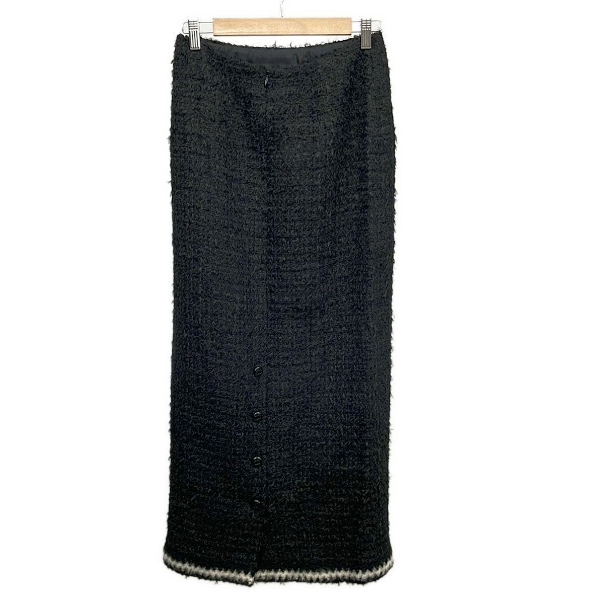 CHANEL シャネル　巻きスカート　イタリア製　サイズ40 CHANEL(シャネル) ロングスカート サイズ40 M レディース - P12220 黒