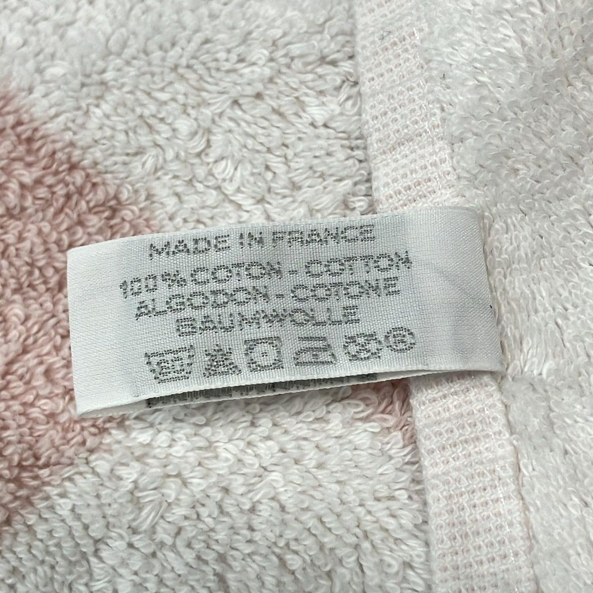 HERMES(エルメス) 小物美品 - ローズ・リラ フェイスタオル/アヴァロン