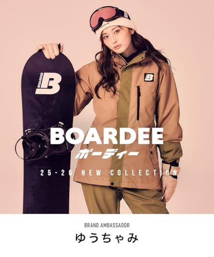 ＢＯＡＲＤＥＥ ゆうちゃみ スノボウェア レディース ジャケット スノーボードウェア スキーウェア 3 fbbc 497