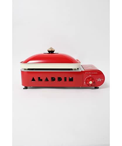 Aladdin アラジン ポータブル ガス ホットプレート プチパン Petit Pan カセットボンベ式 プレート2種付 平プレート 鍋 オレンジページ Sengoku レシピブック付属 レッド SAG RS 69482 c 7 b