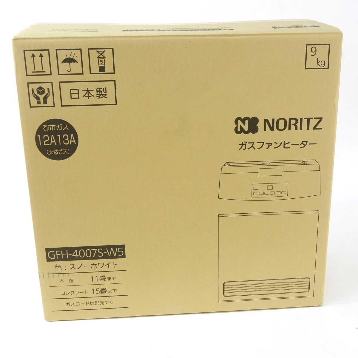 NORITZ ノーリツ GFH-4007S-W5 ガスファンヒーター スノーホワイト NORITZ ノーリツ GFH-4007S-W5 ガスファンヒーター スノーホワイト