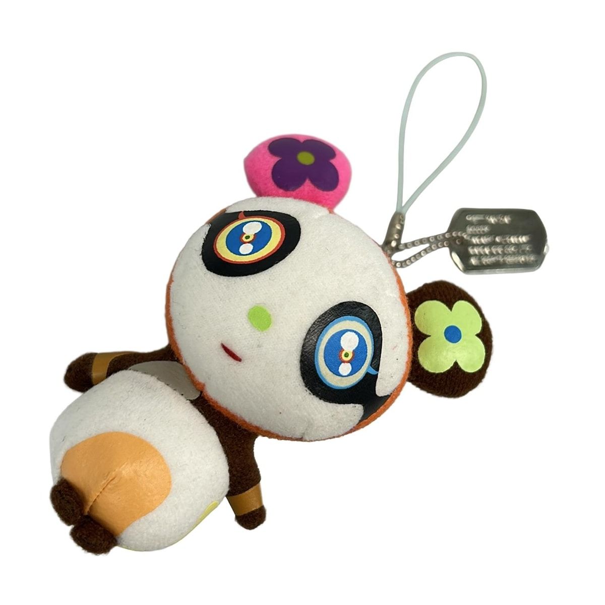 LOUIS VUITTON(ルイヴィトン) 携帯ストラップ プティ・パンダ 白×マルチ VIP顧客限定/村上隆