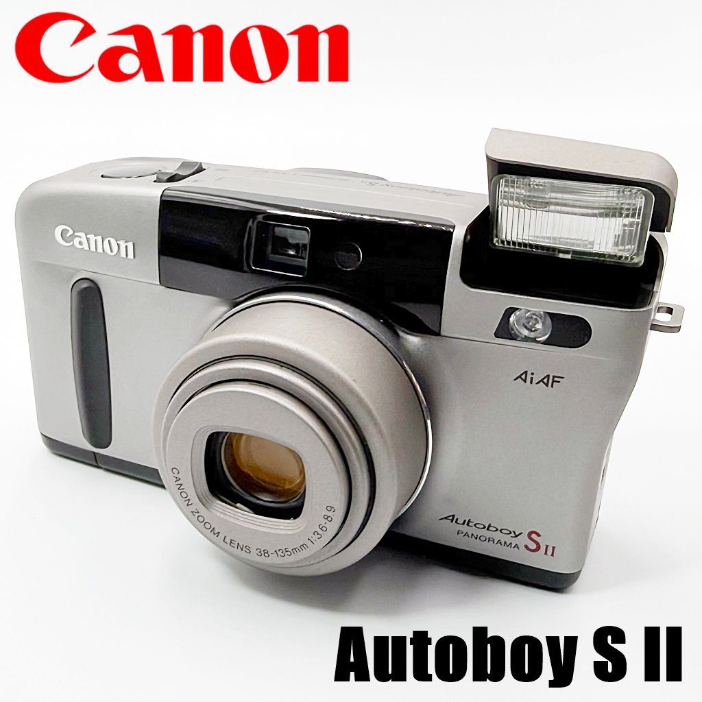 美品】キヤノン CANON Autoboy S II コンパクトフィルムカメラ 中古